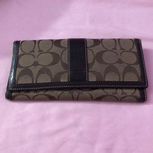 Coach full size wallet